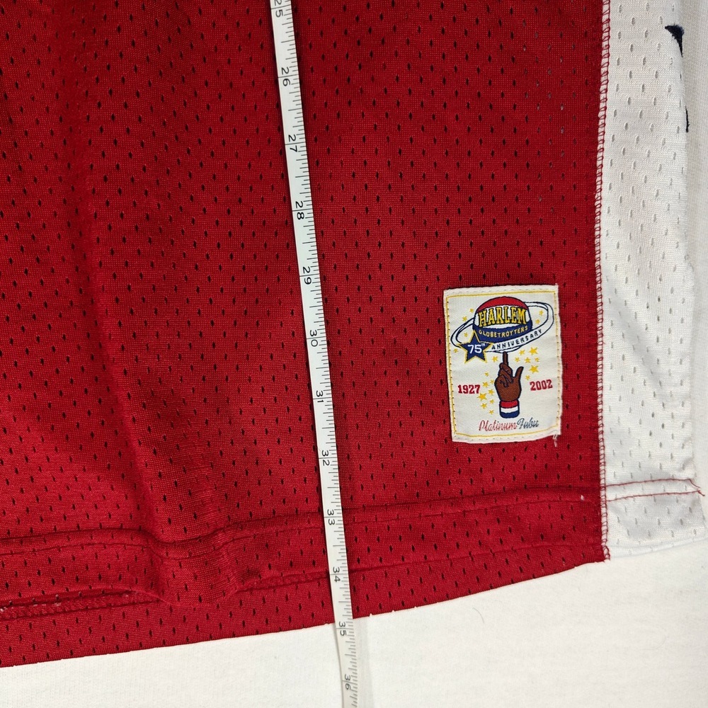 Vintage Platinum FUBU Harlem Globetrotters Curly 22 Jersey XL 75th Anniv - Picture 3 of 5